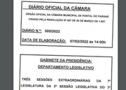 Diário Oficial da Câmara 005/2022